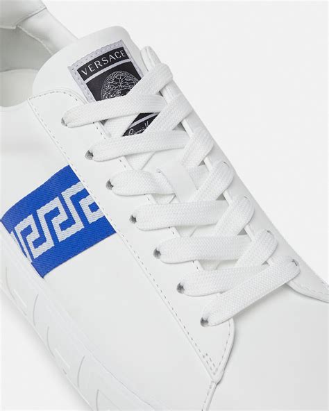 versace greca sneakers white|Versace greca sneakers men's.